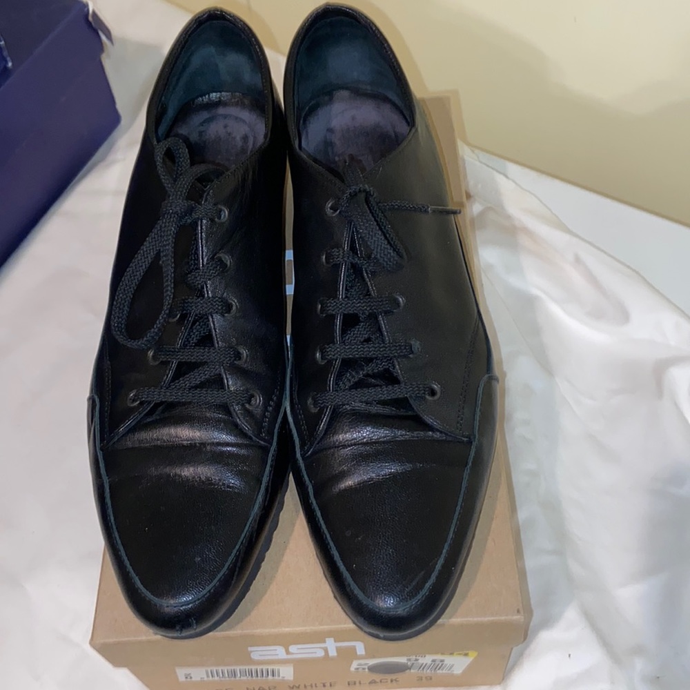 Ash leather lace up shoes